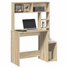vidaXL Γραφείο με Ράφια Sonoma Δρυς 100x45x140 εκ. Επεξεργασμένο Ξύλο