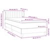 vidaXL Box Spring &Kappa;&rho;&epsilon;&beta;ά&tau;&iota; &mu;&epsilon; &sigma;&tau;&rho;ώ&mu;&alpha; &Sigma;&kappa;&omicron;ύ&rho;&omicron; &gamma;&kappa;&rho;&iota; 80x210 &epsilon;&kappa;. &Beta;&epsilon;&lambda;&omicron;ύ&delta;&iota;&nu;&omicron;