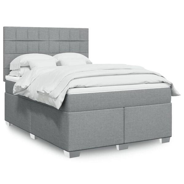 vidaXL &Kappa;&rho;&epsilon;&beta;ά&tau;&iota; Boxspring &mu;&epsilon; &Sigma;&tau;&rho;ώ&mu;&alpha; &Alpha;&nu;. &Pi;&rho;ά&sigma;&iota;&nu;&omicron; 160x200&epsilon;&kappa; &Upsilon;&phi;&alpha;&sigma;&mu;ά&tau;&iota;&nu;&omicron;