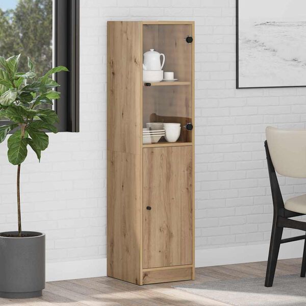 vidaXL Highboard Artisan Oak 35 x 37 x 142 &epsilon;&kappa; &Epsilon;&pi;&epsilon;&xi;&epsilon;&rho;&gamma;&alpha;&sigma;&mu;έ&nu;&omicron; &xi;ύ&lambda;&omicron;