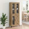vidaXL Highboard Artisan Oak 69,5 x 34 x 180 &epsilon;&kappa;. &Epsilon;&pi;&epsilon;&xi;&epsilon;&rho;&gamma;&alpha;&sigma;&mu;έ&nu;&omicron; &xi;ύ&lambda;&omicron;
