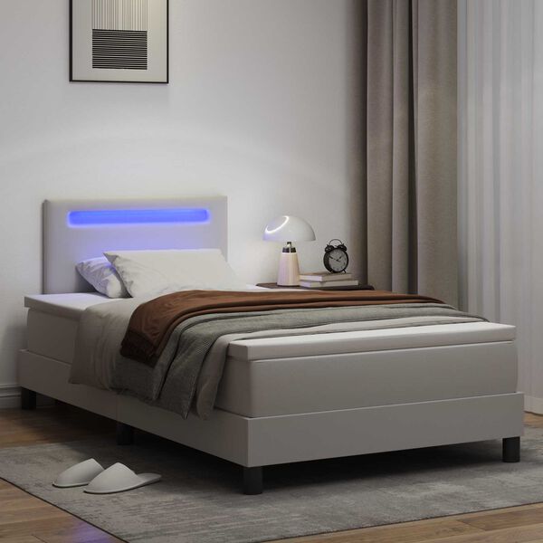 vidaXL &Kappa;&rho;&epsilon;&beta;ά&tau;&iota; &mu;&epsilon; &epsilon;&lambda;&alpha;&tau;ή&rho;&iota;&alpha; &mu;&epsilon; &sigma;&tau;&rho;ώ&mu;&alpha; &Lambda;&epsilon;&upsilon;&kappa;ό 120 x 200 cm &Tau;&epsilon;&chi;&nu;&eta;&tau;ό &delta;έ&rho;&mu;&alpha;