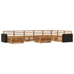 vidaXL &Sigma;&epsilon;&iota;&rho;ά &Kappa;&alpha;&nu;&alpha;&pi;έ &Epsilon;&xi;&omega;&tau;&epsilon;&rho;&iota;&kappa;&omicron;ύ 9 pcs &Phi;&upsilon;&sigma;&iota;&kappa;ό &Sigma;&tau;&epsilon;&rho;&epsilon;ό &Xi;ύ&lambda;&omicron; &Alpha;&kappa;&alpha;&kappa;ί&alpha;&sigmaf;