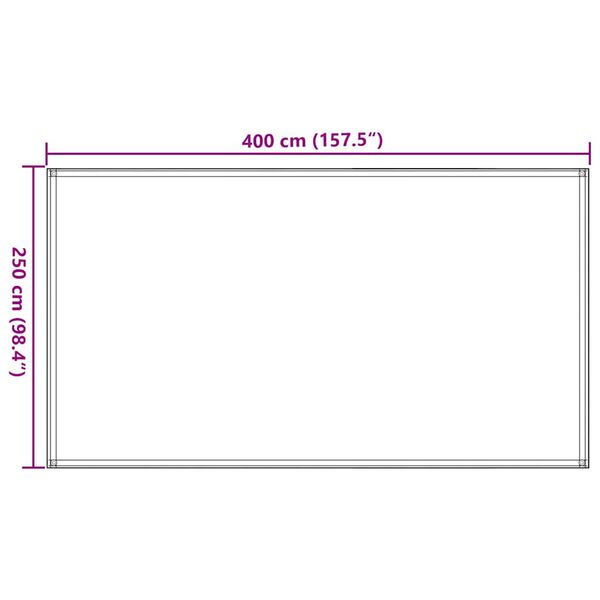 vidaXL Χαλί Σκηνής Ανθρακί 250 x 400 εκ.