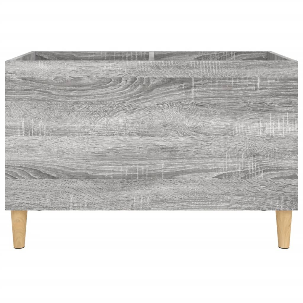 vidaXL Δισκοθήκη Γκρι Sonoma 74,5 x 38 x 48 εκ. από Επεξεργασμένο Ξύλο