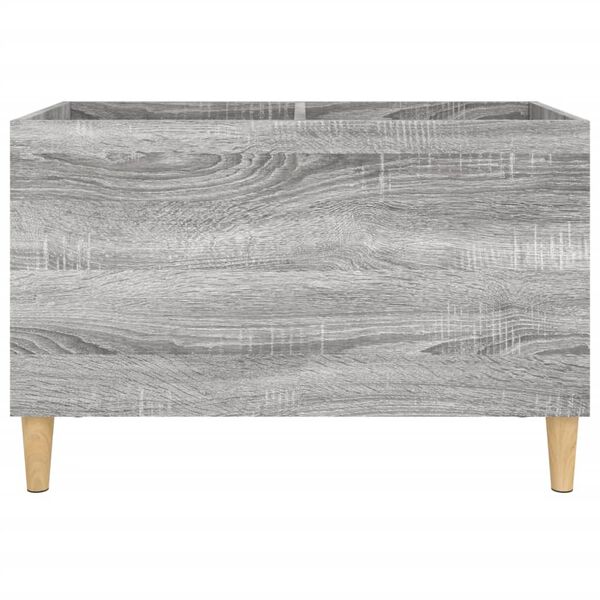 vidaXL Δισκοθήκη Γκρι Sonoma 74,5 x 38 x 48 εκ. από Επεξεργασμένο Ξύλο
