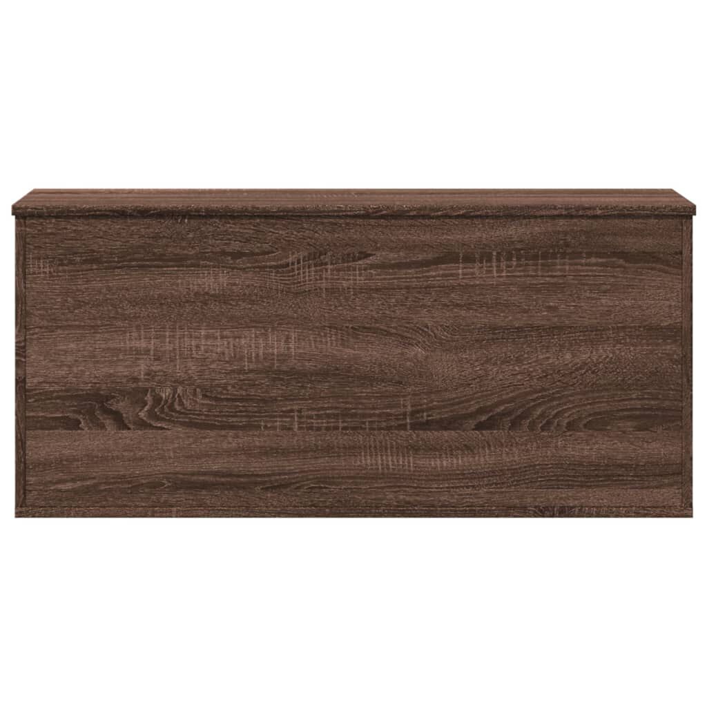 vidaXL Κουτί Αποθήκευσης Καφέ δρυς 100x42x46 εκ. Επεξεργασμένο Ξύλο