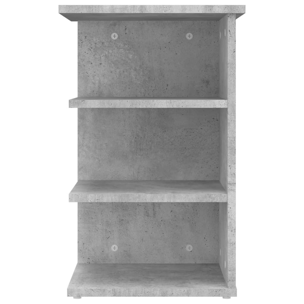 vidaXL Βοηθητικό Ντουλάπι Γκρι Σκυρ. 35 x 35 x 55 εκ. από Επεξ. Ξύλο