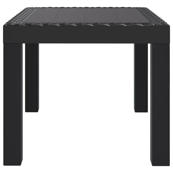 vidaXL Τραπέζι Κήπου Ανθρακί 59 x 47 x 40 εκ. Πολυπροπυλένιο