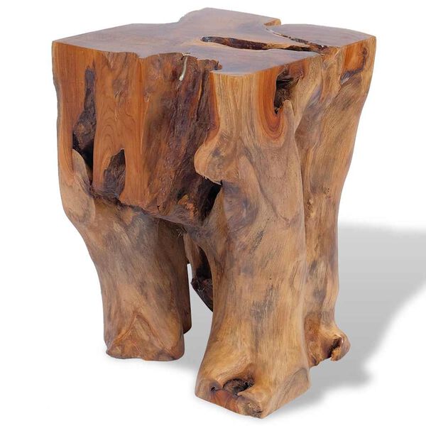 vidaXL Σκαμπό από Μασίφ Ξύλο Teak