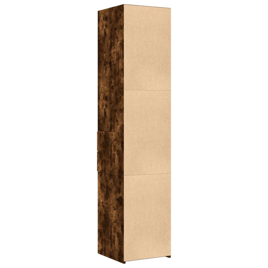 vidaXL Ντουλάπι Καπνιστή Δρυς 40x42,5x185 εκ. από Επεξεργασμένο Ξύλο