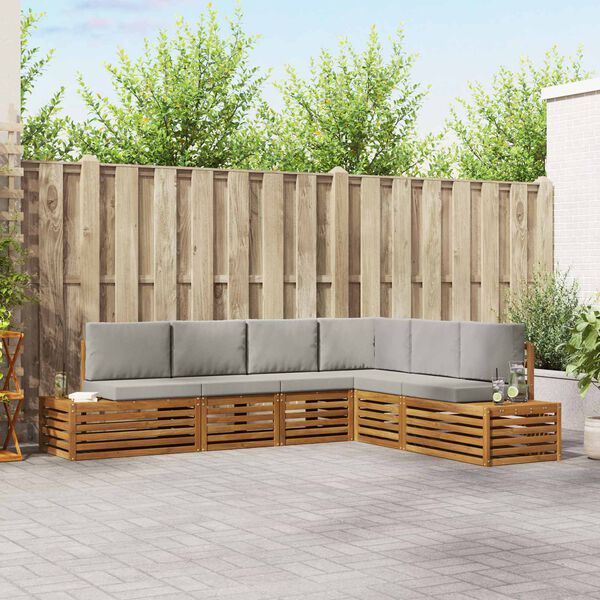 vidaXL &Sigma;&epsilon;&iota;&rho;ά &Kappa;&alpha;&nu;&alpha;&pi;έ &Epsilon;&xi;&omega;&tau;&epsilon;&rho;&iota;&kappa;&omicron;ύ 6 &Tau;&epsilon;&mu;ά&chi;&iota;&omicron; &Phi;&upsilon;&sigma;&iota;&kappa;ό &kappa;&alpha;&iota; &Alpha;&nu;&omicron;&iota;&chi;&tau;ό &Gamma;&kappa;&rho;&iota;