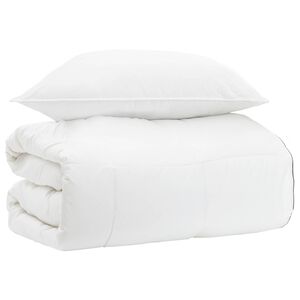 vidaXL &Sigma;&epsilon;&tau; &Pi;&alpha;&pi;&lambda;&omega;&mu;ά&tau;&omega;&nu; &Lambda;&epsilon;&upsilon;&kappa;ό 135 x 200 cm &Beta;&alpha;&mu;&beta;ά&kappa;&iota;, &Mu;&pi;&alpha;&mu;&pi;&omicron;ύ, &Pi;&omicron;&lambda;&upsilon;&epsilon;&sigma;&tau;έ&rho;&alpha;&sigmaf;