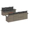 vidaXL &Sigma;&epsilon;&tau; &Kappa;&alpha;&nu;&alpha;&pi;έ &Kappa;ή&pi;&omicron;&upsilon; &mu;&epsilon; &mu;&alpha;&xi;&iota;&lambda;ά&rho;&iota; 8 pcs &Gamma;&kappa;&rho;&iota; &sigma;&upsilon;&nu;&theta;&epsilon;&tau;&iota;&kappa;ό &rho;&alpha;&tau;ά&nu;