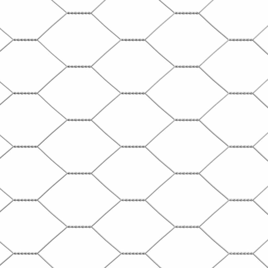 vidaXL Κλουβί για κότες Ασημί 400 x 200 x 198.5 εκ