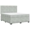 vidaXL &Kappa;&rho;&epsilon;&beta;ά&tau;&iota; box spring &mu;&epsilon; &sigma;&tau;&rho;ώ&mu;&alpha; &Alpha;&nu;&omicron;&iota;&chi;&tau;ό &gamma;&kappa;&rho;&iota; 140 x 200 cm &Beta;&epsilon;&lambda;&omicron;ύ&delta;&omicron;
