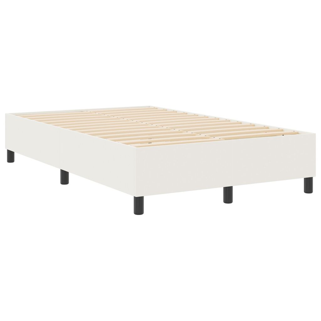 vidaXL Κρεβάτι Box Spring Κρεμ 120x200 εκ από κορντούρα