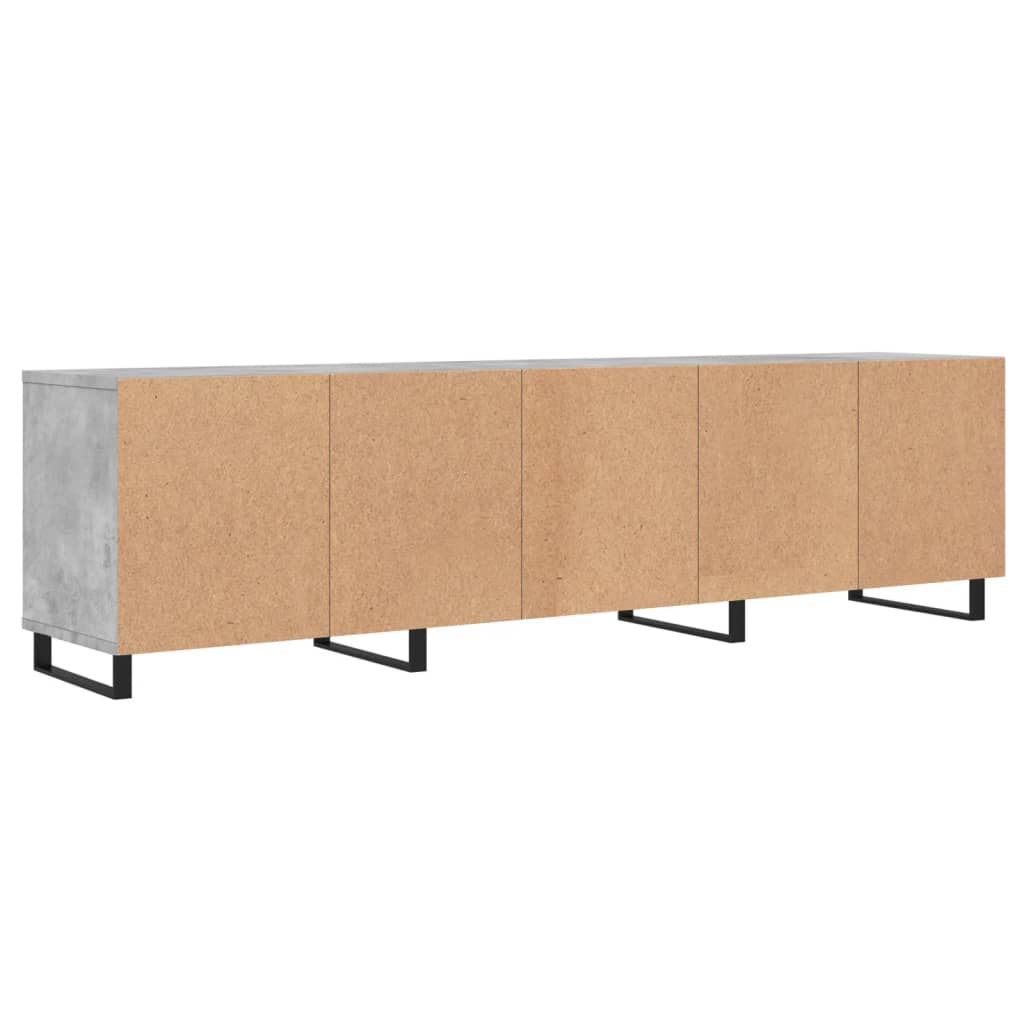 vidaXL Έπιπλο Τηλεόρασης Γκρι Σκυρ. 150x30x44,5 εκ. Επεξ. Ξύλο