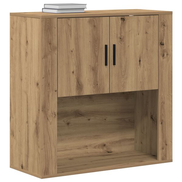 vidaXL Ντουλάπα Τοίχου Καλλιτεχνικού Δρυός 80x33x80 εκ. Μοριοσανίδα