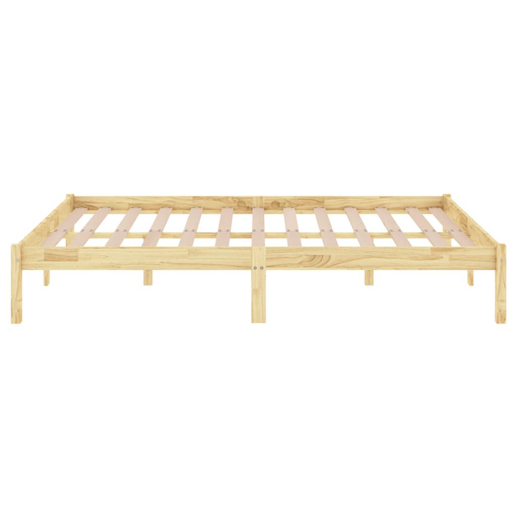 vidaXL Πλαίσιο Κρεβατιού 150 x 200 εκ. Μασίφ Ξύλο King Size