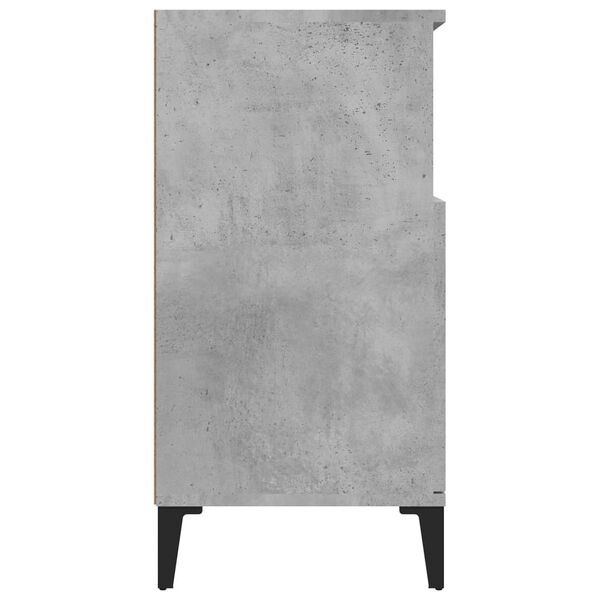 vidaXL Ντουλάπι Γκρι Σκυροδέματος 60x35x70 εκ. Επεξεργασμένο Ξύλο