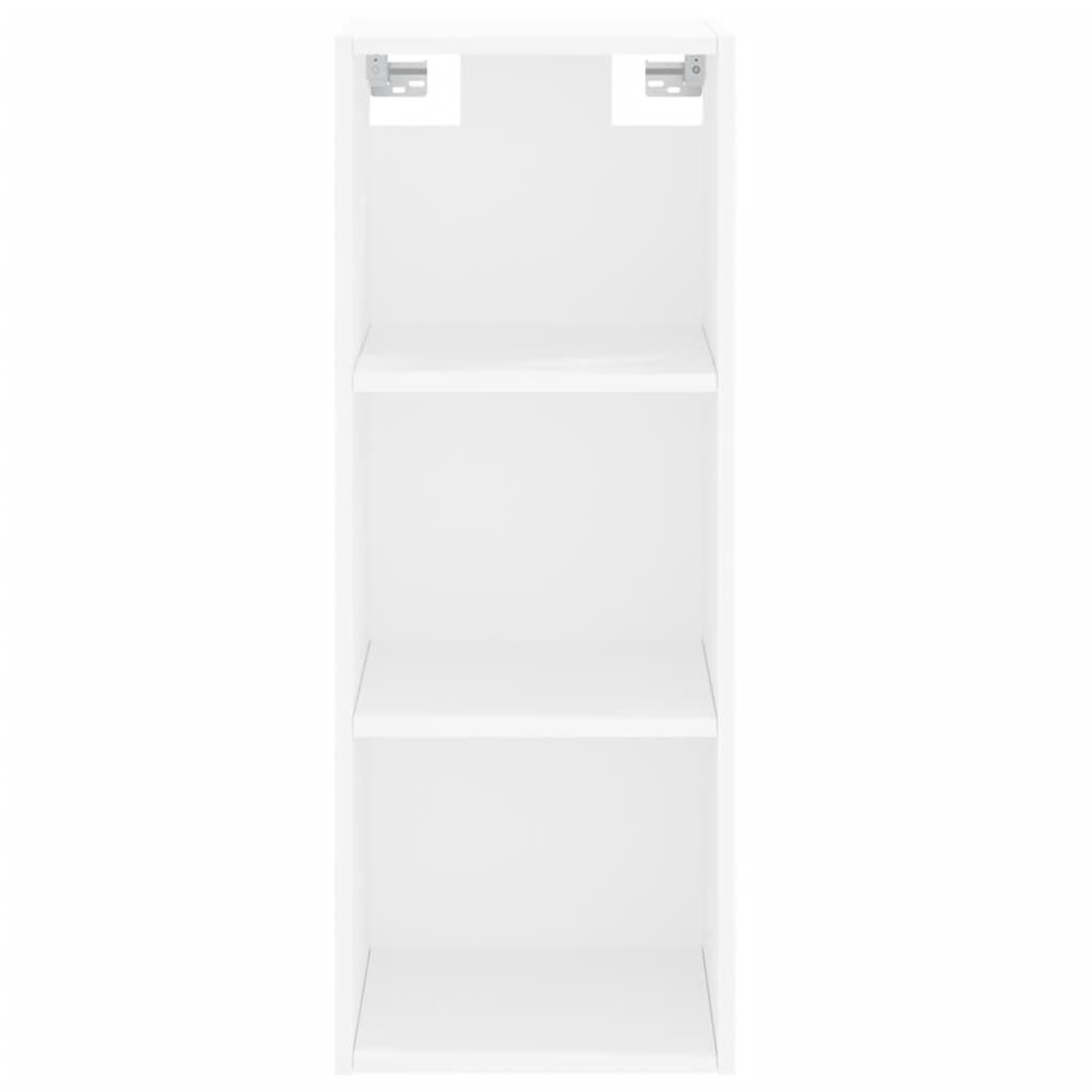 vidaXL Ντουλάπι Λευκό 34,5 x 34 x 180 εκ. από Επεξεργασμένο Ξύλο