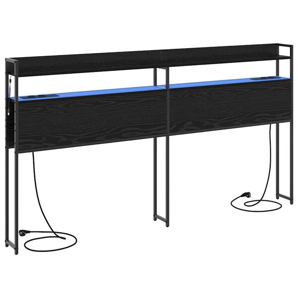 vidaXL &Kappa;&epsilon;&phi;&alpha;&lambda;ά&rho;&iota; &Alpha;&pi;&omicron;&theta;ή&kappa;&eta;&sigmaf; &mu;&epsilon; &rho;ά&phi;&iota; &Mu;&alpha;ύ&rho;&eta; &delta;&rho;&upsilon;&sigmaf; 180 cm &Epsilon;&pi;&epsilon;&xi;&epsilon;&rho;&gamma;&alpha;&sigma;&mu;έ&nu;&omicron; &xi;ύ&lambda;&omicron;