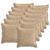 vidaXL &Kappa;ά&lambda;&upsilon;&mu;&mu;&alpha; &Mu;&alpha;&xi;&iota;&lambda;&alpha;&rho;&iota;&omicron;ύ 12 &tau;&mu;&chi;. HOUTEN Taupe 40 x 40 cm