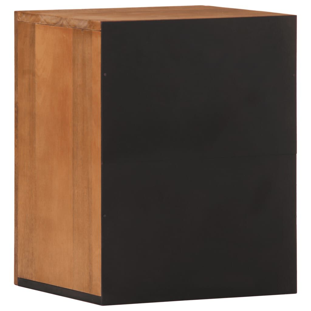 vidaXL Ντουλάπι Μπάνιου Επιτοίχιο 38x33x48 εκ. από Μασίφ Ξύλο Μάνγκο
