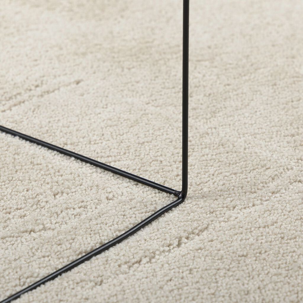 vidaXL Χαλί Μπεζ 100 x 200 cm Πολυεστέρας