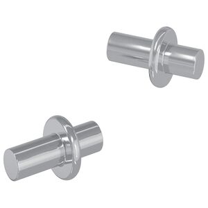 vidaXL &Sigma;&tau;ή&rho;&iota;&gamma;&mu;&alpha; &Rho;&alpha;&phi;&iota;&omicron;ύ 2 pcs &Alpha;&sigma;&eta;&mu;ί 8,6 x 8,6 x 14,6 mm &Alpha;&tau;&sigma;ά&lambda;&iota;