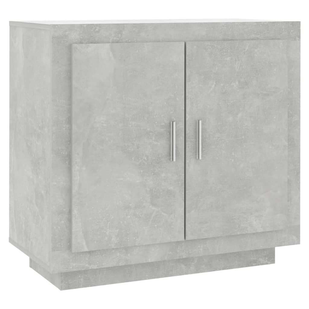 vidaXL Ντουλάπι Γκρι Σκυροδέματος 80x40x75 εκ. Επεξεργασμένο Ξύλο
