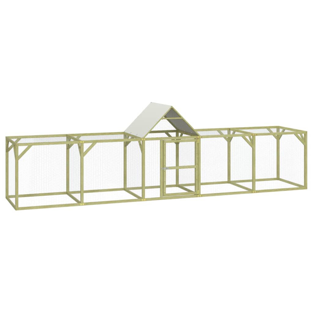 vidaXL Κοτέτσι 500x100x150 εκ. από Μασίφ Εμποτισμένο Ξύλο Πεύκου