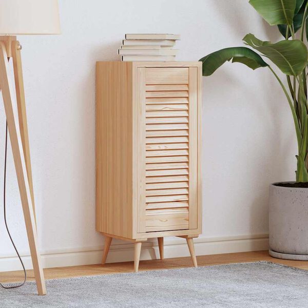 vidaXL Πορτάκι με Περσίδες 69x29,5 εκ. από Μασίφ Ξύλο Πεύκου