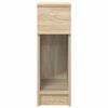 vidaXL Κομοδίνα με συρτάρι 2 τεμ. Sonoma Δρυς 20x36x60 εκ.