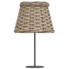 vidaXL Καπέλο Φωτιστικού Καφέ Ø15x12 εκ. από Wicker