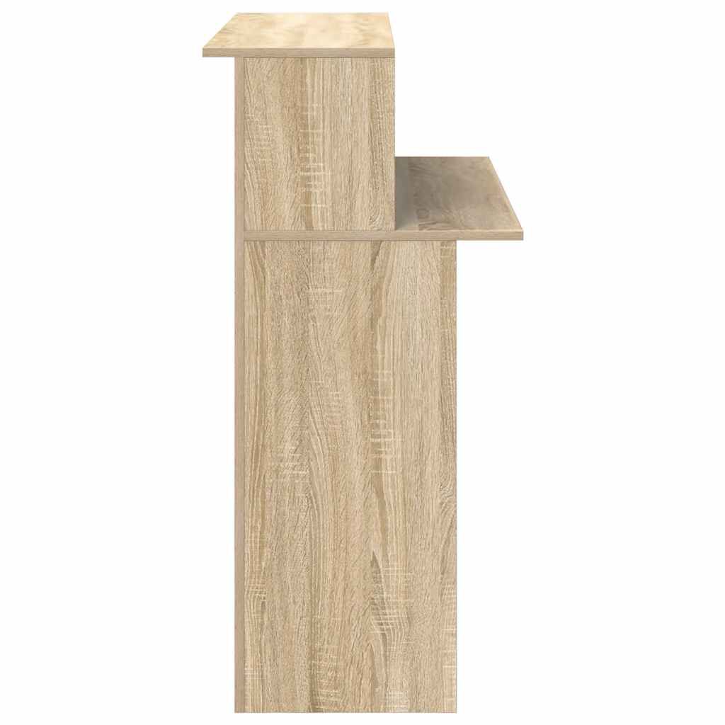 vidaXL Γραφείο υποδοχής Sonoma Δρυς 100x50x103,5εκ. Επεξεργασμένο Ξύλο