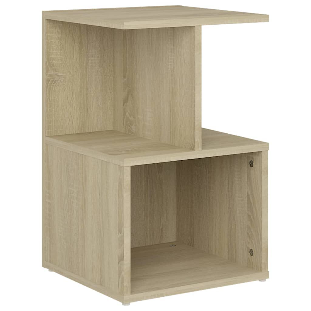 vidaXL Κομοδίνο Sonoma Δρυς 35 x 35 x 55 εκ. από Επεξ. Ξύλο