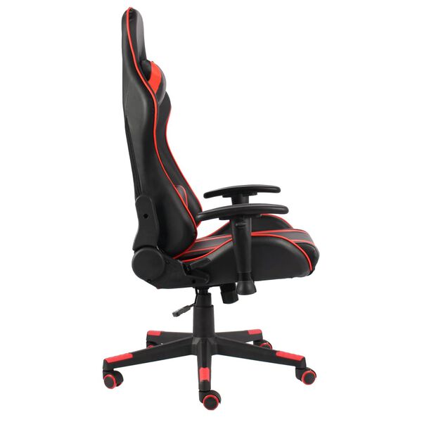 vidaXL Καρέκλα Gaming Περιστρεφόμενη Κόκκινη από PVC