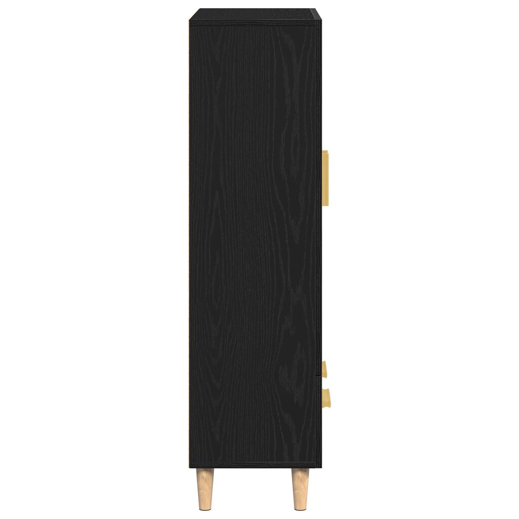 vidaXL Υψηλός ντουλάπι σε Μαύρη Δρυς, 70x31x115 εκ, Φτιαγμένο από Επεξεργασμένο Ξύλο