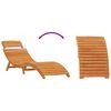 vidaXL Ξαπλώστρα 3 pcs Καφέ 40 x 40 x 40εκ Μασίφ ξύλο ακακίας