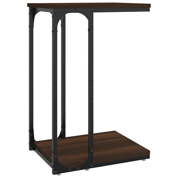 vidaXL Βοηθητικό Τραπέζι Καφέ Δρυς 40 x 30 x 60 εκ. Επεξεργασμένο Ξύλο