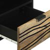 vidaXL Κομοδίνο 2 pcs Καφέ 40 x 33 x 46 εκ. Μασίφ ξύλο μάνγκο