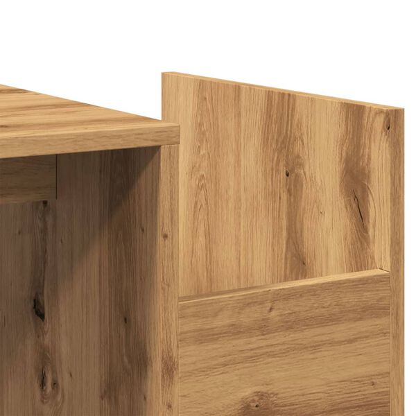 vidaXL Τραπεζάκι Σαλονιού Artisan Δρυς 90x45x35 εκ. Επεξεργασμένο Ξύλο