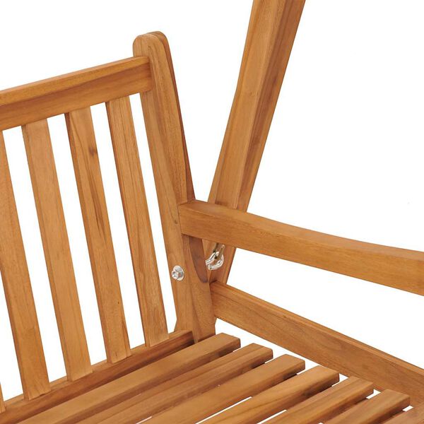 vidaXL Κούνια Κήπου 174 εκ. από Μασίφ Ξύλο Teak