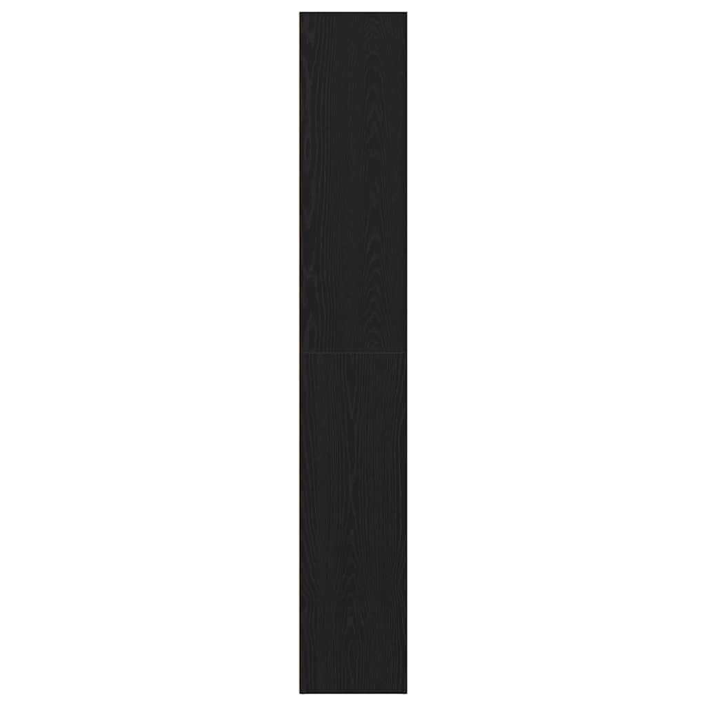 vidaXL Βιβλιοθήκη Μαύρη Δρυς 60x30x189 εκ. από Επεξεργασμένο Ξύλο