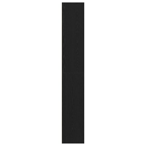 vidaXL Βιβλιοθήκη Μαύρη Δρυς 60x30x189 εκ. από Επεξεργασμένο Ξύλο