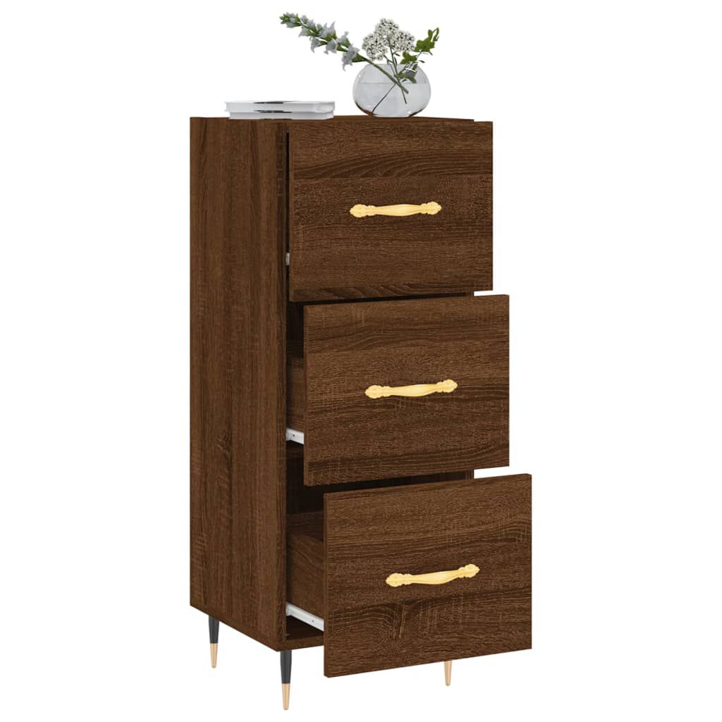 vidaXL Ντουλάπι Καφέ Δρυς 34,5 x 34 x 90 εκ. Επεξεργασμένο Ξύλο