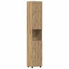 vidaXL &Sigma;&epsilon;&tau; &Nu;&tau;&omicron;&upsilon;&lambda;&alpha;&pi;&iota;ώ&nu; &Mu;&pi;ά&nu;&iota;&omicron;&upsilon; TULUM Artisan Oak 37 x 31,5 x 203 &epsilon;&kappa;