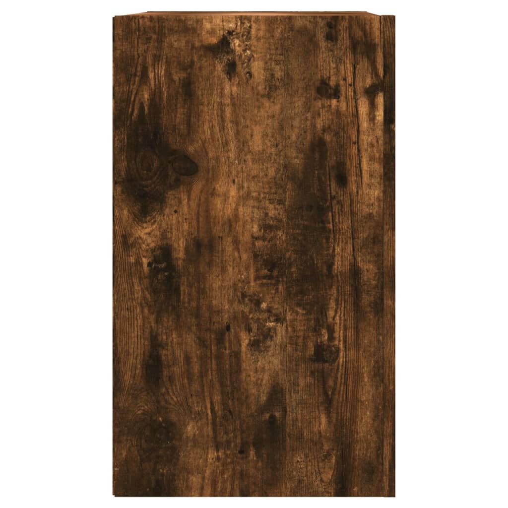vidaXL Ντουλάπι Τοίχου Καπνιστή Δρυς 75x35x60 εκ. Επεξεργασμένο Ξύλο